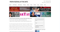 Desktop Screenshot of perthfestival.co.uk