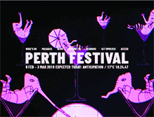 Tablet Screenshot of perthfestival.com.au
